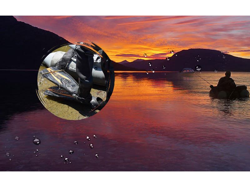 La pesca con il belly boat: come adattare le tue pinne ai tuoi waders