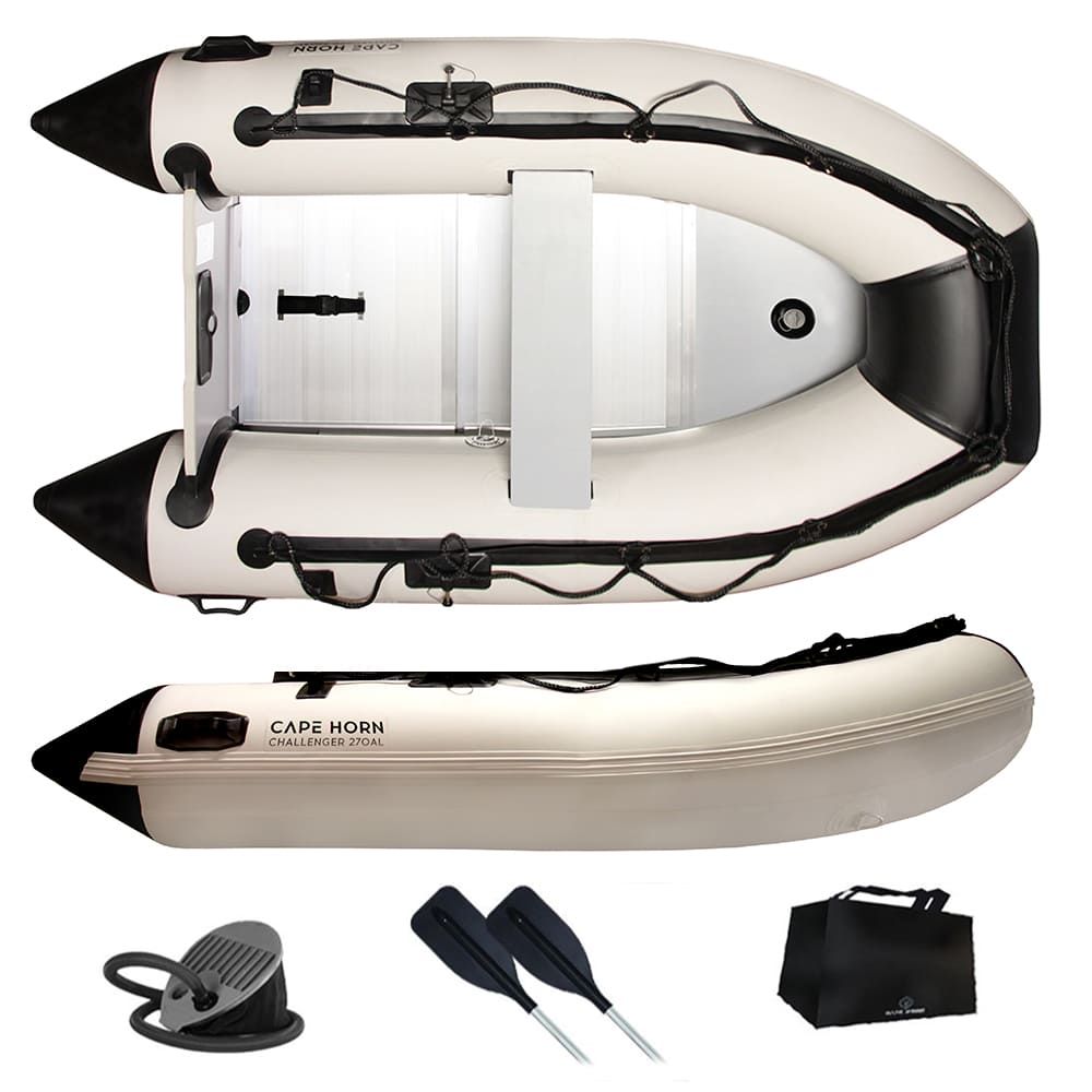 Scalmiera Fast Rubber - Per Gommone, Barca, Kayak, Canoa, Colore Grigio RAL 7035