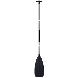 Doppia Pagaia In Alluminio Gresonic 222 Cm | Sistema 3 Fori E Lenza Di Sicurezza
