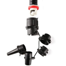 Adattatore Pompa Doppio Shakven – Convertitore Per Gonfiabili (paddle, Barca, Letto), 3 Cm Diametro, PP, A Tenuta Stagna