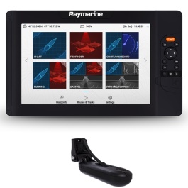 Ecoscandaglio GPS Raymarine Element 12 + Trasduttore HV-100 200/350 kHz