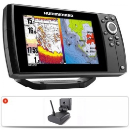 Humminbird Helix 7 G4 CHIRP + Trasduttore di poppa + T°c