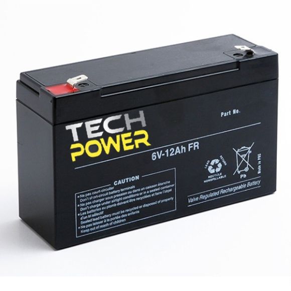Batteria impermeabile Tech Power Agm TP6-12 -  - Tutti i