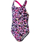 Costume da bagno Allover Medalist Speedo Black/Rose Violet/Miami Lilac/Sunblaze - Taglia 12 anni