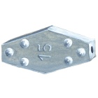 Piombi borchie esagonali sacchetto da 25 in 20 gr