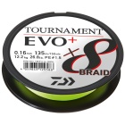 Filo trecciato da pesca Daiwa Tournament 8 Braid Evo+ Verde 270 m - 0,10/100