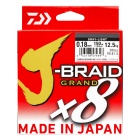 Filo trecciato Daiwa J-Braid Grand X8 Chartreuse 135m - 13/100