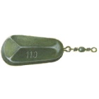 25 Piombi piatto fiume grezzo 80 gr