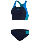 Costume da bagno donna Colourblock Splice Speedo Navy/Bondi Blue/Aquarium - Taglia 40