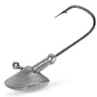 5 teste piombate fairing block 20g bianco + amo da pesca 4/0