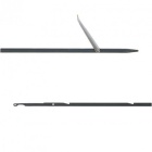 Asta Beuchat con tacche Acciaio antiriflesso - Mono aletta - Ø 6,00 mm - lunghezza 75 cm