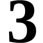 Numero bianco 8 cm - Scafo - 3