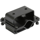 Flangia doppia in acciaio inossidabile Seanox per portacanna - Nero Diametro 22 a 35mm