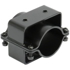 Flangia doppia in acciaio inossidabile Seanox per portacanna - Nero Diametro 51 a 65mm