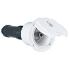 Ingresso acqua dolce Plastimo - ad angolo - Alloggiamento cromato