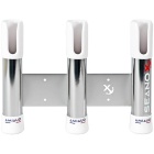 Porta canne da pesca Seanox Triple - Acciaio inossidabile bianco