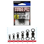 Girelle pesca penna a sfera Owner 5158 nero opaco 86 Kg, POCH di X4