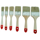 Spazzole monouso con manico in legno - 70 mm