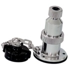 Presa stagna inPlastimo ottone cromato 3 A - Ø base 37 mm