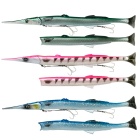 Esca Artificiale Morbida Savage gear Salt 3D Line Thru Needlefish pulse tail 2+1 - Green