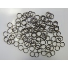 100 Anelli rotti nichelati 16 mm