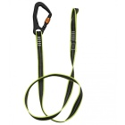 Cordini Plastimo - Moschettone in alluminio Twist lock - Cordino piatto - 1 moschettone per moschettone