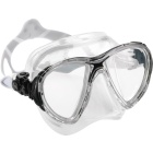 Maschera subacquea Cressi Big Eyes Evolution Crystal chiaro/nero