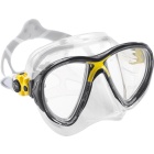Maschera subacquea Cressi Big Eyes Evolution Crystal chiaro/giallo