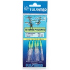 Terminali 5 Tettarelle fosforescenti Ami da pesca N°4