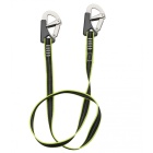 Cordini Plastimo - Moschettone in acciaio inox - Cordino piatto - 2 moschettoni