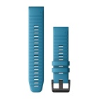 Cinturino orologio Garmin Quickfit Silicone 22mm - Blu cirro