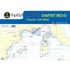 Carta Nautica Navicarte Chartkit MED05 Catalogna