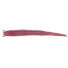 Esca Artificiale Morbida Berkley Gulp! Fat Sandworm 10 cm - Confezione da 10 - Clear Fleck Red 