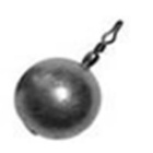 Piombi Drop Shot Sphere sacchetto da 100 pezzi da 20 grammi