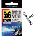 Girella pesca Sunset Rotante triplo Roling w/beads ST-S-1027 No. 3