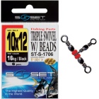 Girella pesca Sunset Girella tripla con perline ST-S-1706 N. 8