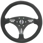 Volante barca MANTA nero/nero 355 mm