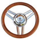 Volante barca Osculati Magnifico 3 razze Ø 350 mm teak