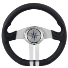 Volanti barca Osculati Nero baltico argento/rami cromati