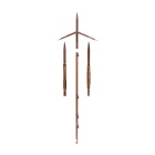 Devoto Asta Tahitiana con pinnette - Doppia aletta 75 cm ∅6,5 mm