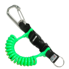 Clip a spirale per gav sub Bestdivers Clip Strong Roccia - Verde Fluo