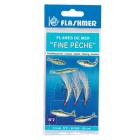 Fine Peche Filamenti 6 Ami da pesca N° 6 Bianco
