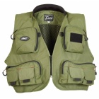 Gilet da pesca JMC Diplomat V2 Olive - L