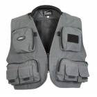 Gilet da pesca JMC Diplomat V2 grigio - XXL