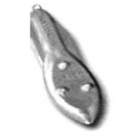 Piombi surfcasting anello grip in acciaio inox 60 gr