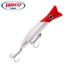Roosta Popper 195 H53 Bianco Rosso TestarossaHalco Superficie Lure