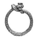 Grillo Wichard tessile - anello diam. 5mm - Rupt: 6000kg