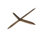 Asta con alette LGsub onda classica LGsub Ø 7,00 mm - doppia aletta - Dimensione 130 cm