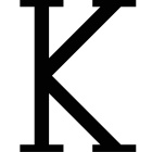 Lettera K - Bianco