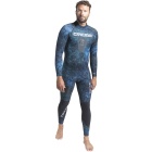 Muta neoprene Cressi Tokugawa camo blue 3 mm - Taglia M